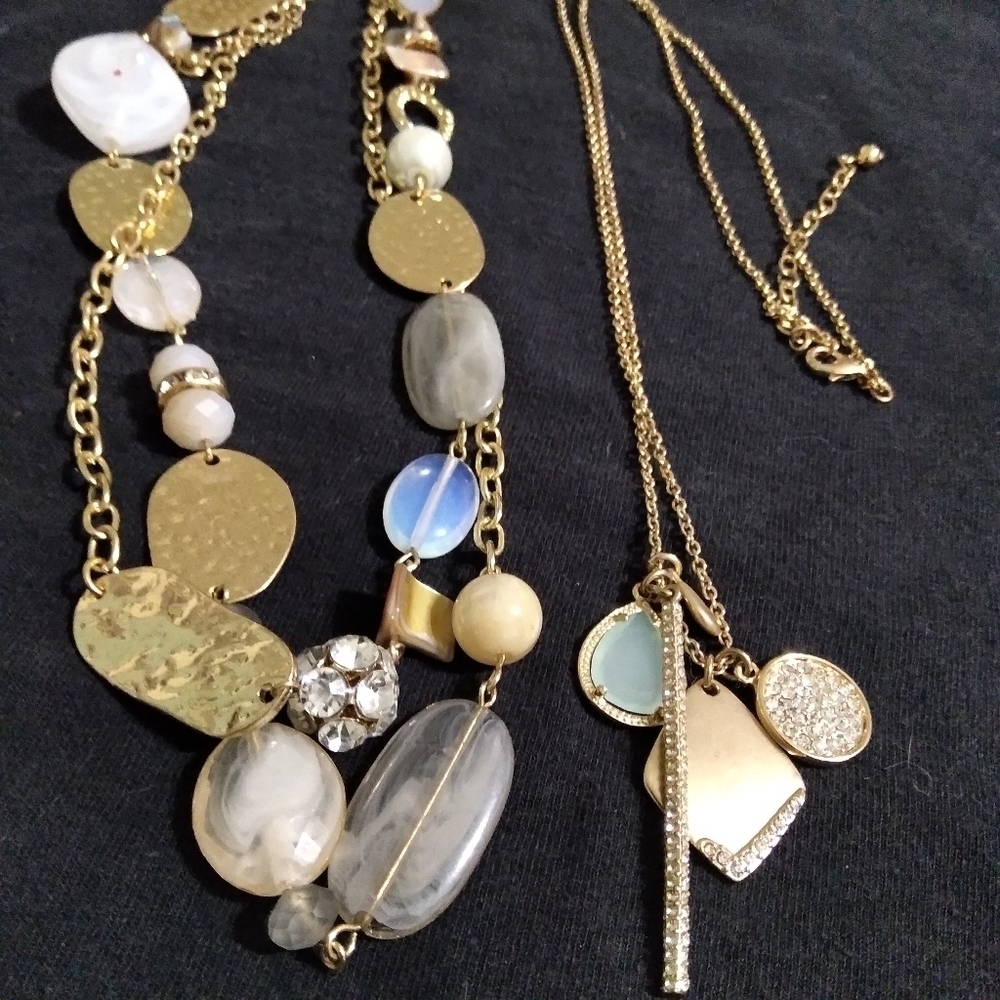 Goldtone necklaces